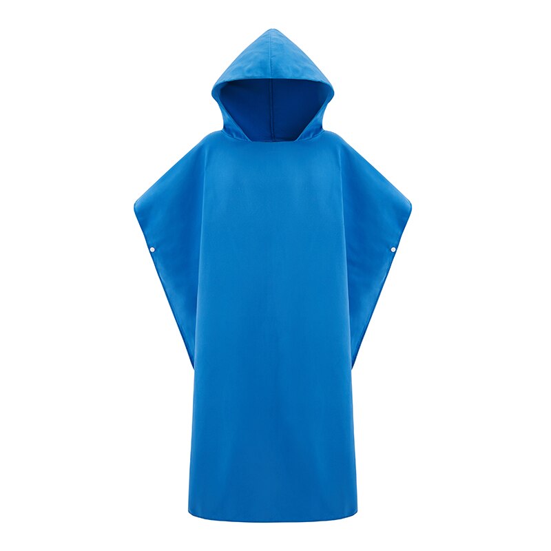 Mikrofaser-Neoprenanzug, schnell trocknend, Umkleide-Poncho-Handtuch mit Kapuze für Schwimmen, Strand, Leichtgewicht, Strand-Surf-Poncho