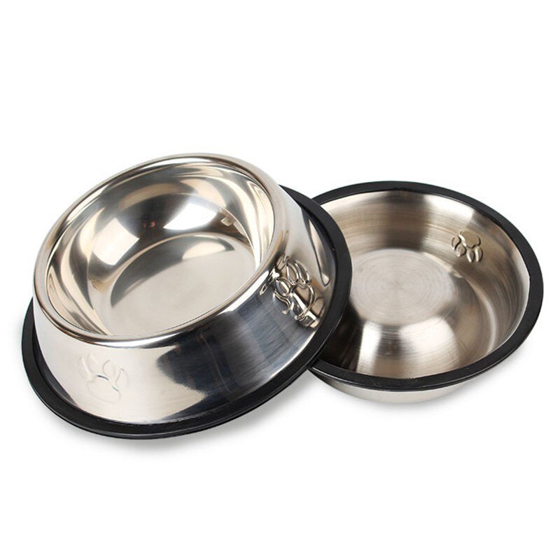 Benepaw Stainless Steel Water Food Dog Bowl Durable Small Medium Large Dog Feeder Pet Anti-skid Puppy Cat Feeding Drinking Bowl