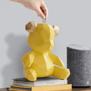Piggy Bank Teddy Bear Figurines Money Box Gift Wedding Storage Box Money For Children Coins Holders Box Kids Toy Coin Bank