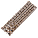 50 Stück neuer Kobaltbohrer 1 mm-3 mm Bohrkraftwerkzeug M35 Kobaltbohrer-Set zum Bohren von gehärtetem Stahl aus Gusseisen