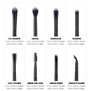 Zoreya Marke Make-up-Pinsel-Set mit weichen synthetischen Borsten, Augen-Make-up-Werkzeug Cruelty Black Blending Crease Foundation Brushes Box Gift
