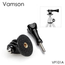 Vamson für GoPro Zubehör Adapter Konverter Mount Einbeinstativ Stativhalter Case Adapter für Go Pro Hero 10 9 8 7 6 für yi VP101