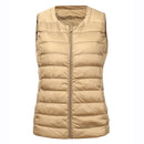 NewBang Brand 6XL 7XL Large Size Waistcoat Women's Warm Vest Ultra Light Down Vest Women Portable Sleeveless Winter Warm Liner