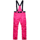 New Winter Thick Warm Skiing Pants Men Women Lovers Windproof Waterproof Suspender Trousers Snow Snowboard Pants Plus Size