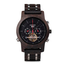 BOBO BIRD Automatik Skeleton Mechanische Uhren Herren Holz Luxusuhr Selbstaufzug relógio masculino automatic