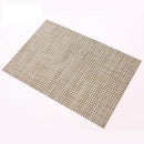 WHQ 4 STÜCKE 40 x 30 cm Tischsets PVC Esstisch Matte Disc Bowl Pads Untersetzer Wasserdichte Tischdecke Pad Moderne rutschfeste Unterlage