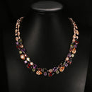 Emmaya Mona Lisa Hochzeitsanhänger, lange Kette mit AAA-Zirkonia, modisches Halsband, Statement-Halskette für Damen