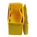 Passend für Keepall 45 50 55 60 Insert Organizer Geldbörse Handtasche Bag in Bag-3MM Premium-Filz (handgefertigt/20 Farben) mit abnehmbarer Reißverschlusstasche