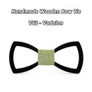 Mahoosive Holz Fliege Männer Bräutigam heiraten Groomsmen Hochzeitsfeier Bunte gravierte Schmetterlings-Krawatten Herren-Holzfliege