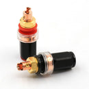 4 STÜCKE Terminal Polklemme 4 MM Bananenstecker Buchse HI-END Polklemme Verstärker Lautsprecher Audio Anschlussklemme