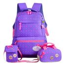 Kinder Schultaschen Teenager Mädchen Druckrucksack Schule Rucksäcke 3pcs / Set Mochila Kinder Reiserucksack Nette Umhängetasche