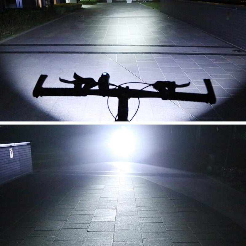 INBIKE Fahrradlicht Fahrrad Taschenlampe LED Fahrrad Frontlicht Radfahren 1000 Lumen Wasserdicht USB Wiederaufladbarer Scheinwerfer Radfahren LX210