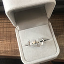 Personalized Adjustable Double Name Couple Rings For Women Stainless Steel Custom Two Names Birthday Jewelry Men Anel Bague