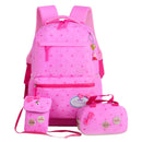 Kinder Schultaschen Teenager Mädchen Druckrucksack Schule Rucksäcke 3pcs / Set Mochila Kinder Reiserucksack Nette Umhängetasche