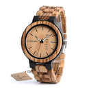 BOBO BIRD Men Wristwatches Quartz Movement Complete Calendar Wood Watch Week Display relogio masculino in Gift Box