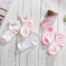 5 Paar/Los Baumwolle Baby Socken Drucken Schnurrbart Mädchen Jungen Kinder Socken Frühling Herbst Säuglingskleinkind Kinder Socken Für 1-3 Jahr