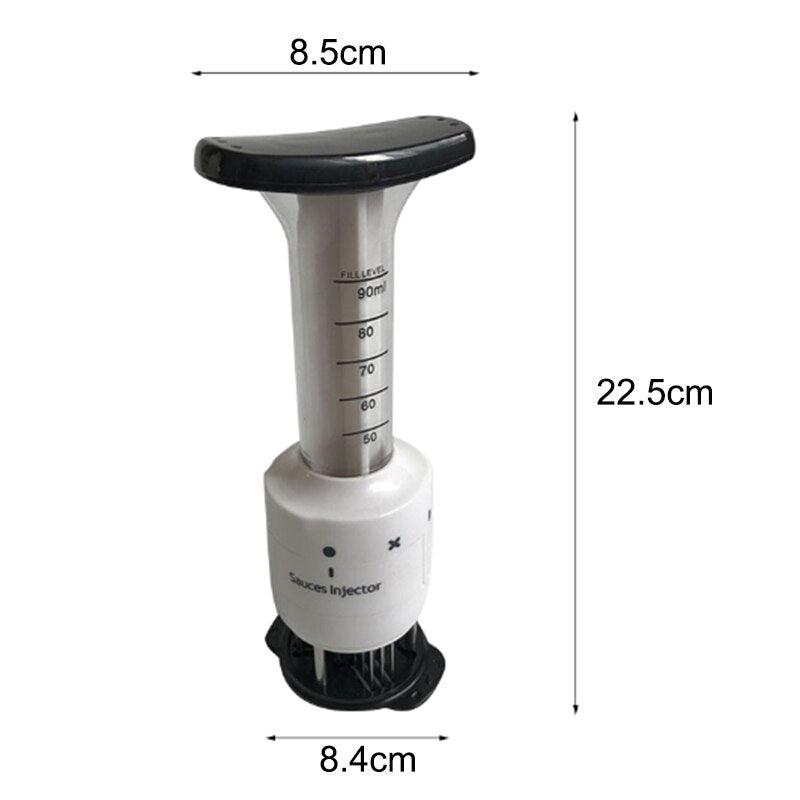 30 Needle Meat Tenderizer Stainless Steel Blade 3OZ Marinade Injector Professional Meat Injector Tenderizer Kitchen Gadgets 2018