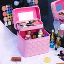 Make-up-Tasche, hochwertige, schöne Kosmetikbox, Frauen, lässig, faltbar, professioneller Reise-Aufbewahrungskoffer, Koffer mit großer Kapazität