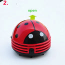 Mini Ladybug Desktop Couchtisch Staubsauger Staubsammler für Home Office