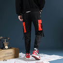 Neue Harajuku Baumwolle Multi-Taschen Stil Mode Cargohose Männer Herbst Hip Hop Streetwear Lässige Elastische Hose Camo