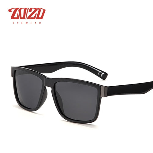 20/20 Classic Polarized Sunglasses Men Glasses Driving Coating Black Frame Fishing Driving Eyewear Male Sun Glasses PL278