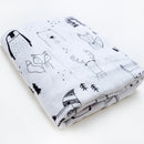 Muslinlife Baumwoll-Bambus-Baby-Empfangsdecke, weiche Neugeborenen-Babydecke, Badetuch, Säuglings-Musselin-Wickeltuch, Baby-Zubehör