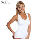 GZXISI Frauen Wireless Cami Tank Top Slim Body Shaper BH Weste Camisole Abnehmbare Pads Abnehmen Shapewear Taille Trainer Korsett