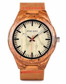 BOBO BIRD Reloj de madera para hombre erkek kol saati Moda Diseño de lujo Relojes Mujeres Caja de incrustaciones de madera y ágata relogio masculino V-Q05