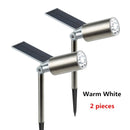 Solar Garden Light Waterproof IP65 Outdoor Solar Spotlight Wireless Sunpower Landscape Lamp for Garden Driveway Pathway