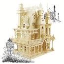 Puppenhaus aus Holz Miniaturmöbel Spielzeug DIY Montage Puppenhaus Mini-Puppenhaus für Mädchen Geschenke Kinder 3D-Puzzles Spielzeug