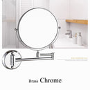 8" Round Magnifying Mirror Double Side 3x to 1x  Bathroom Make Up Mirror Wall Mount 3D71921