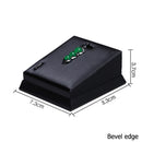 Schwarzes PU-Leder Schmuck Ring Ohrringe Ständer Halter Set Schmuck Anhänger Halskette Kette Halsreifen Display Büste Armreif Organzier