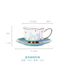 Japanese Style Cute Coffee Cup Saucer Set Tea pot Milk Jug Sugar Pot Tea Tray Set Reusable Latte Cappuccino Cups 180ml