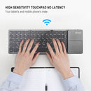 Folding Bluetooth Keyboard Wireless Klavye English/Russian/Spanish/Arabic/Hebrew/Portugues for IOS/Android/Windows ipad Tablet