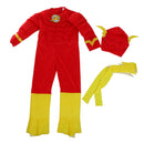 Boy The Flash Muscle Superheld Kostüm Kinder Fantasy Comics Film Karneval Party Halloween Cosplay Kostüme