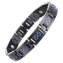 Rainso Bio Energy Titan Armband Armreif Magnetisch Gesundheitspflege Schmerzlinderung Armbänder Für Männer Freundschaft Schmuck Mode