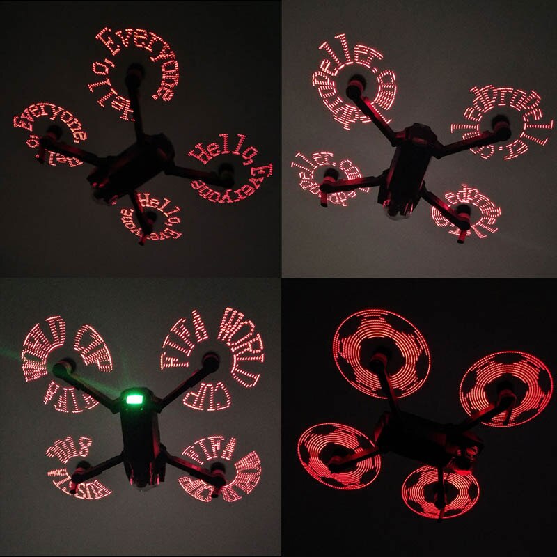 STARTRC DJI Mavic Pro 8331 LED Flash Word Propeller programmable Pattern Paddle For DJI Mavic pro platinum Drone Accessories