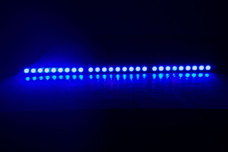 Populargrow 54 W/81 W/108 W Led luz de acuario con solo 470nm tira de luz de espectro azul hermosa tu lámpara de tanque de peces de arrecife de Coral