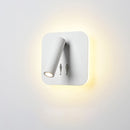 Nordic LED Wall Lamp with switch 3W spotligh 6W backlight free rotation Sconce indoor wall light For Home Bedroom Bedside light