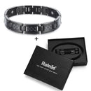 Rainso Bio Energy Titan Armband Armreif Magnetisch Gesundheitspflege Schmerzlinderung Armbänder Für Männer Freundschaft Schmuck Mode