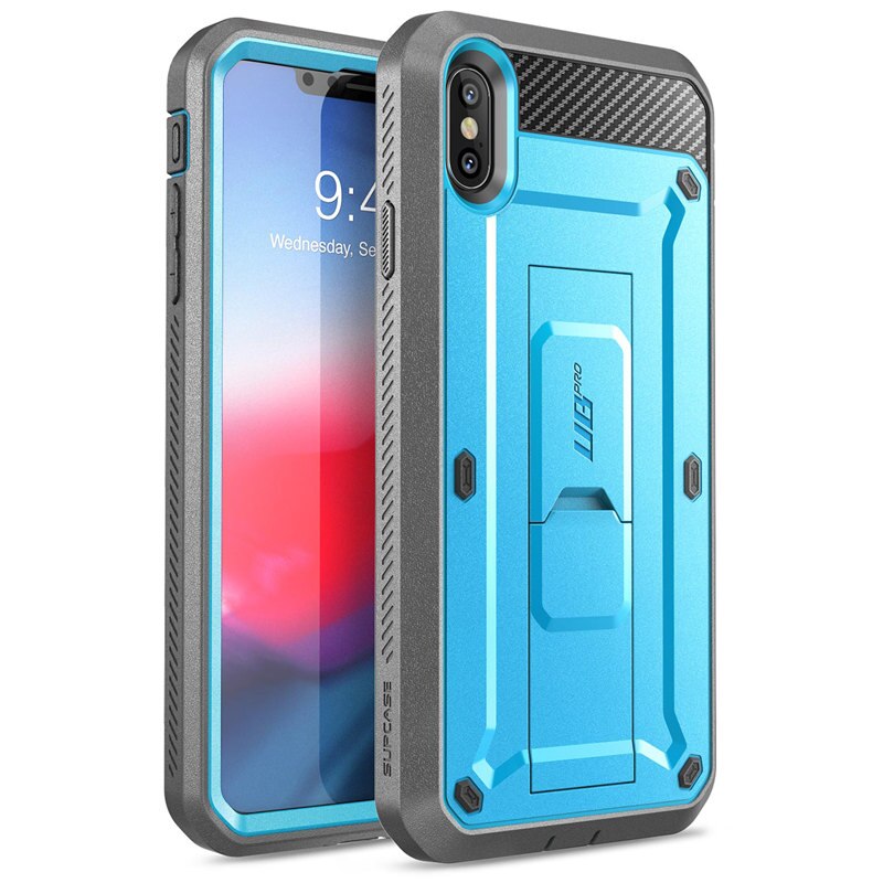 SUPCASE For iPhone Xs Max Case 6.5 inch UB Pro Full-Body Rugged Holster Case with Built-in Screen Protector &amp; Kickstand