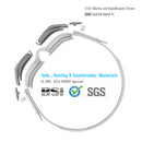 COPOZZ Swimming Goggles Kids Age 3-10 Waterproof Swimming Glasses Clear Anti-fog UV Protection Soft Silicone Frame and Strap