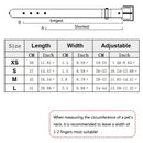 Katzenhalsband Personalisiertes ID-Halsband Reflektierendes Leder Kundenspezifische Gravur Name Telefonnummer Kostenlose Gravur Für Welpen Chihuahua 10