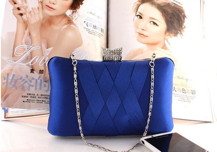 Women Clutch Bags Satin Bride Bag Purse Designer Gentle Evening Bags Party Handbag Wedding Clutch Wallet Shoulder Bag 7395