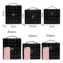 Make-up-Tasche, hochwertige, schöne Kosmetikbox, Frauen, lässig, faltbar, professioneller Reise-Aufbewahrungskoffer, Koffer mit großer Kapazität