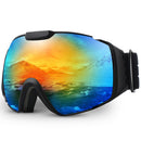 Skibrille, OTG Anti-Fog Snowboard Skate Snowmoblie Double Layer sphärische Linse Schneebrille Herren Damen M4