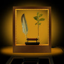 Zeitlupenrahmen, LED-optische Täuschung, Skulptur, verlangsamen Sie die Zeit, Aktionsbild, leichtes Objekt, Desktop-Dekor