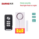 Darho Red Flash Home Shop Security Bell  With Sound Window Door Magnet Sensor Detector Wireless Alarm System+Remote Controller