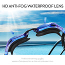 COPOZZ Kurzsichtigkeit Schwimmbrille Männer Frauen Erwachsene 0 -1,5 bis -8 Double Anti Fog UV Protecion Schwimmbrille Pro Dioptrien Zwembril