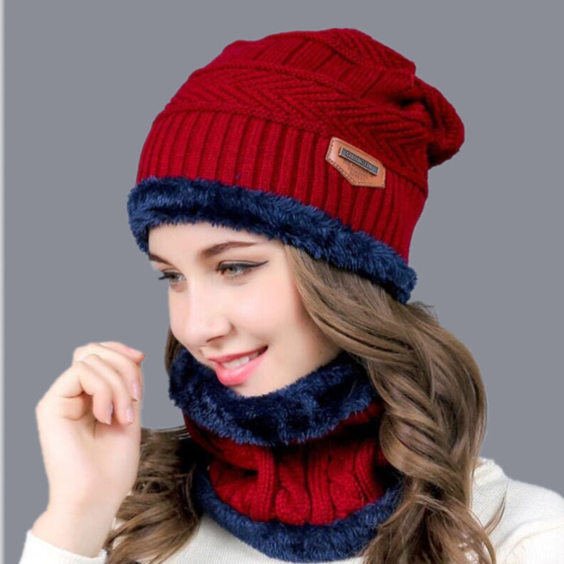 Hot Balaclava Knitted hat scarf cap neck warmer Winter Hats For Men women skullies beanies super warm Fleece mask dad cap